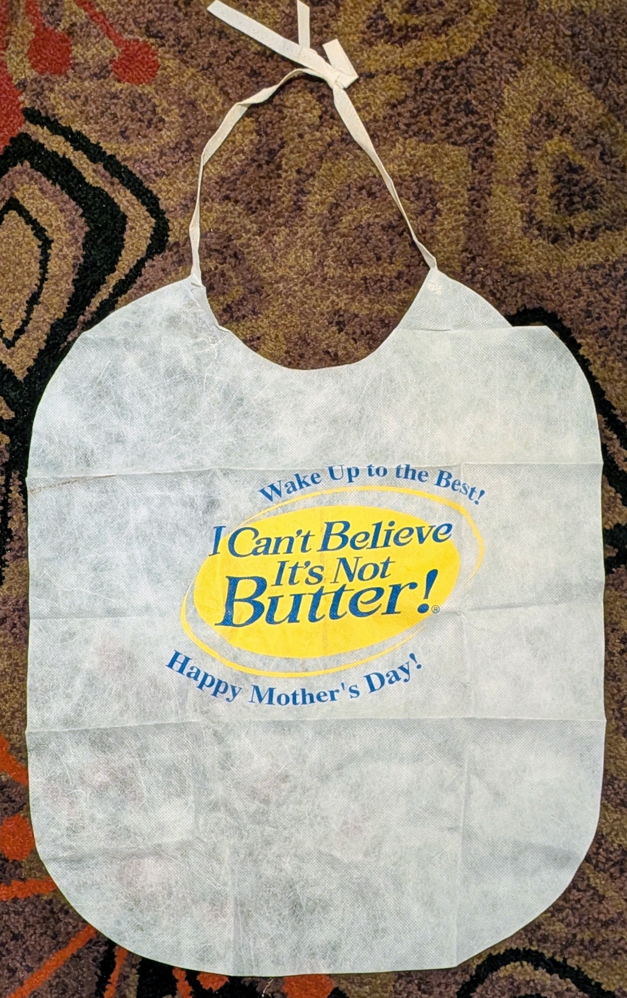 Image of Item #55. I can’t believe it’s not butter (bib)